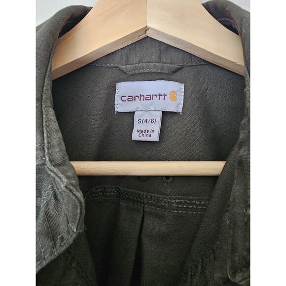 Carhartt Rugged Flex Shirt Jacket - Olive - Women's Small - Picture 2 of 7